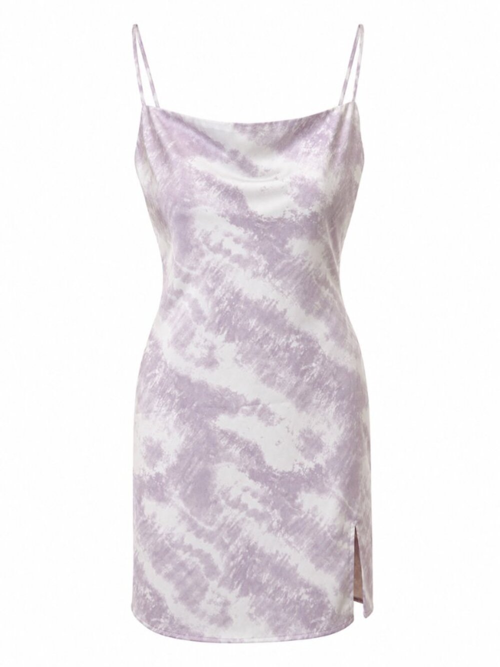 NWT Garage Ashley Slip Dress Orchid Petal Tie Dye Size XS
